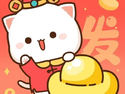Ảnh chibi Tết sáng tạo, cute, mang không khí xuân rộn ràng