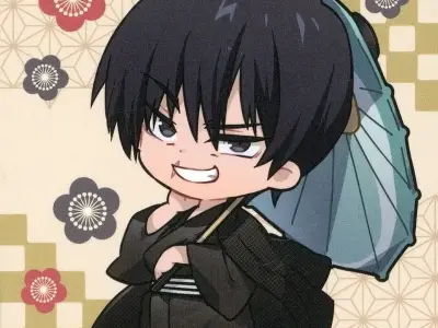 Ảnh chibi Toji siêu dễ thương cho fan anime Jujutsu Kaisen