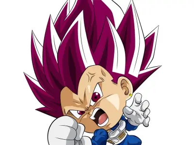 Tổng hợp những ảnh chibi Vegeta ngầu và dễ thương nhất