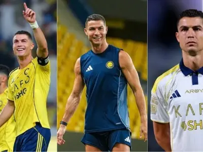 Cristiano Ronaldo toát lên thần thái siêu sao bóng đá