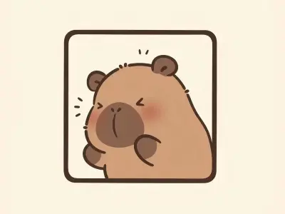 Khám phá ảnh cute chibi capybara độc đáo và dễ thương nhất