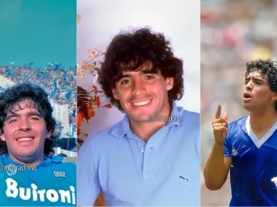Hình ảnh Diego Maradona tỏa sáng trong màu áo Argentina