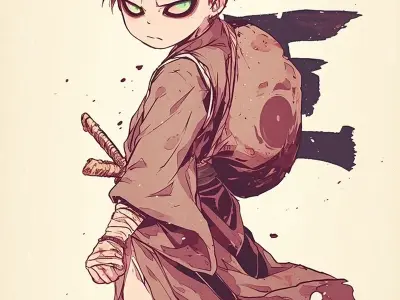 Những khoảnh khắc đáng yêu trong ảnh Gaara chibi