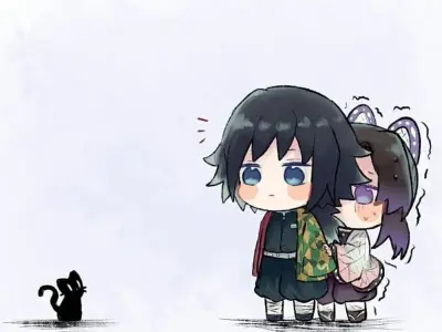 Những ảnh chibi Giyu cực dễ thương cho tín đồ Kimetsu