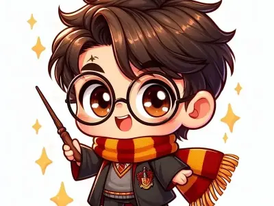 Bộ sưu tập ảnh Harry Potter chibi đẹp ngầu và dễ thương
