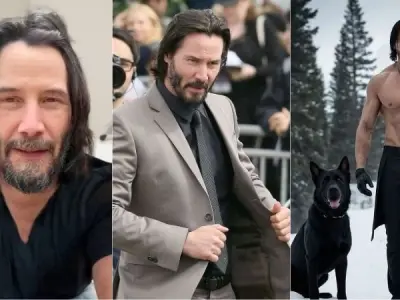 Hình ảnh Keanu Reeves rạng rỡ và phong độ trên thảm đỏ