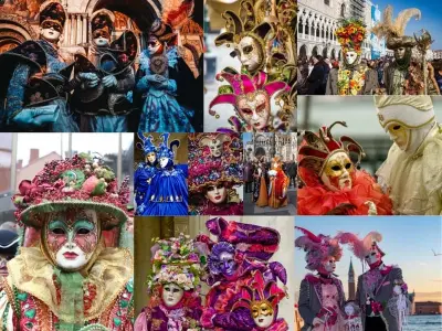 Khám phá vẻ đẹp độc đáo của Lễ hội hóa trang Venice