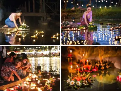 Hòa mình vào lễ hội Loy Krathong lung linh đầy huyền ảo