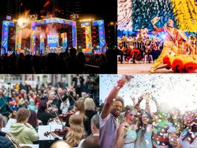 Lễ hội mùa hè sôi động với âm nhạc và sắc màu rực rỡ