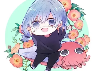 Ảnh Mahito chibi siêu dễ thương cho fan Jujutsu Kaisen
