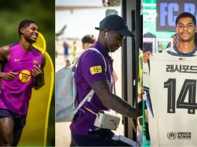 Hình ảnh Marcus Rashford trong màu áo MU thi đấu rực lửa