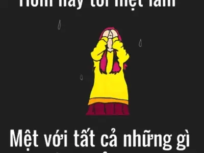 Tổng hợp ảnh meme mệt mỏi cực chất để bạn cười thả ga