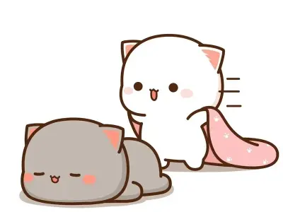 Bộ sưu tập ảnh mèo cute chibi dễ thương cực đáng yêu