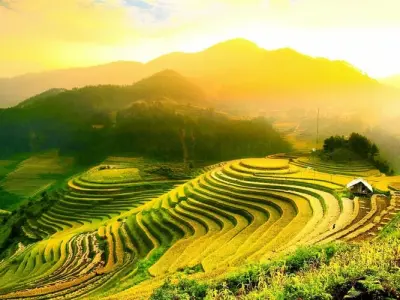 Khung cảnh Mù Cang Chải đẹp như tranh vẽ hữu tình