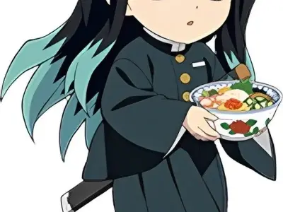 Ảnh Muichiro chibi siêu dễ thương cho fan Demon Slayer