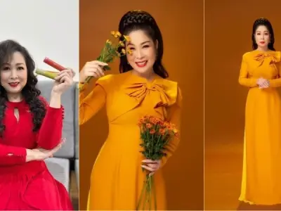 NSND Hồng Vân trẻ trung rạng rỡ trong khoảnh khắc đáng nhớ