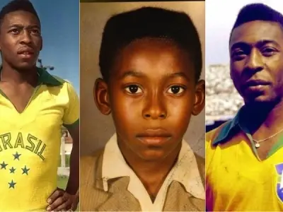 Hình ảnh Pelé trong những khoảnh khắc đáng nhớ trên sân