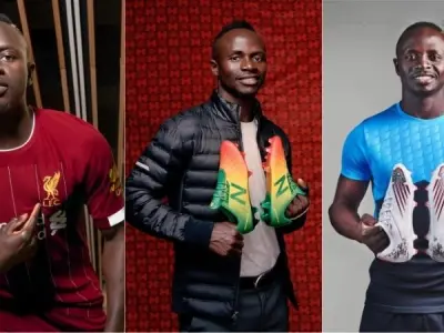 Hình ảnh Sadio Mané trong màu áo CLB và đội tuyển quốc gia