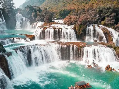 Ảnh thác Bản Giốc đẹp say đắm lòng người chiêm ngưỡng