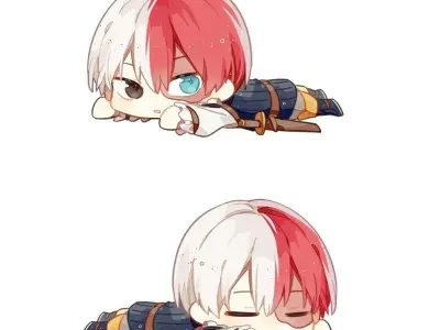 Ảnh Todoroki chibi cute dễ thương đẹp ngầu cho fan anime