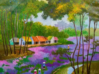Ngắm nhìn tranh phong cảnh tuyệt đẹp đầy cảm hứng sáng tạo