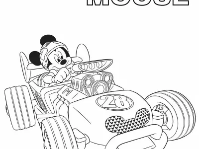Bộ sưu tập tranh tô màu chuột Mickey hot nhất cho bé yêu