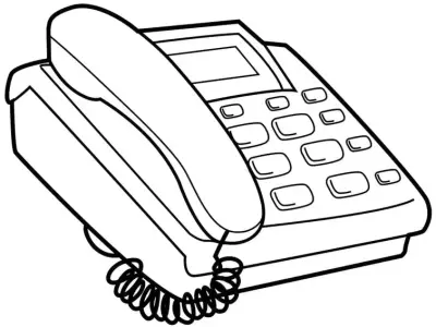 Tổng hợp tranh tô màu điện thoại bàn nhiều kiểu dáng hấp dẫn