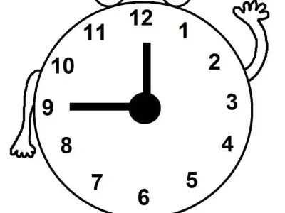 Tổng hợp tranh tô màu đồng hồ đa dạng chủ đề nghệ thuật