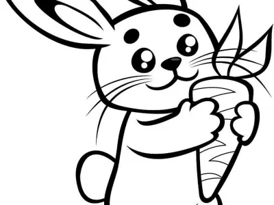Tranh tô màu động vật chibi cho bé tập nhận biết màu sắc