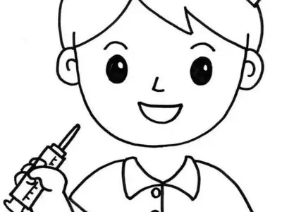 Hình ảnh tranh tô màu Kim Tiêm độc đáo đầy cảm hứng sáng tạo