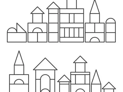 Khám phá bộ sưu tập tranh tô màu lâu đài đẹp nhất cho trẻ em