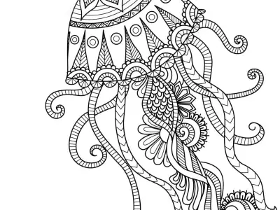 Bộ sưu tập tranh tô màu mandala động vật đáng yêu cho bé