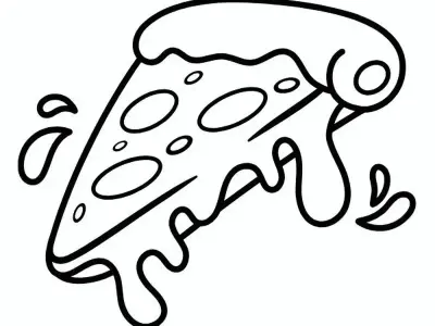 Khám phá tranh tô màu pizza siêu hấp dẫn cho mọi lứa tuổi