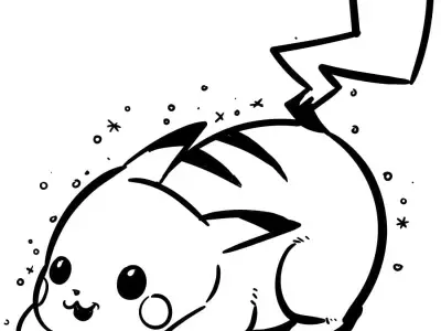 Tranh tô màu Pokemon giúp bé rèn luyện kỹ năng tập trung