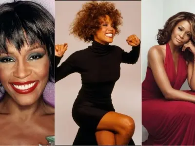 Whitney Houston với hình ảnh phong cách thời trang ấn tượng