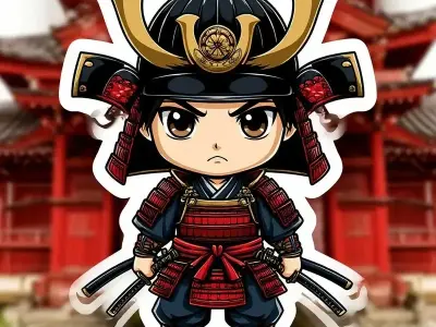 Chibi Samurai nét oai phong tinh nghịch của võ sĩ đạo