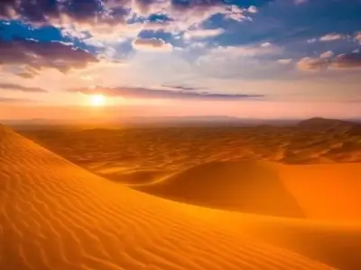 Hình ảnh phong cảnh sa mạc vẻ đẹp hùng vĩ và khoáng đạt