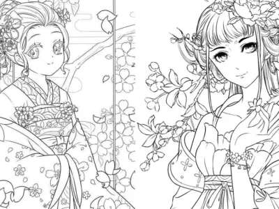 Tranh tô màu công chúa thế giới cổ tích nhiệm màu cho bé
