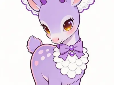 Khám phá bộ sưu tập chibi hươu dễ thương siêu cute