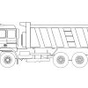 Khám phá thế giới sắc màu với tranh tô màu xe ben cho bé
