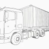 Khám phá Thế giới Xe Container Qua Tranh Tô Màu Độc Đáo