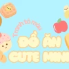 Khám phá tranh tô màu sticker đồ ăn cute mini và thế giới sáng tạo