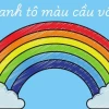 Ngôi Nhà Cầu Vồng: Hướng Dẫn Tô Màu Sáng Tạo Cho Bé