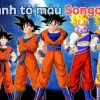 Tổng hợp tranh tô màu Songoku cho bé: Tải miễn phí, sắc nét