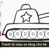 Tranh Tô Màu Xe Tăng Cho Bé: Khơi Nguồn Sáng Tạo Thế Giới Quân Sự