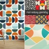 Timeless Elegance of Mid Century Modern Geometric Wallpaper Patterns