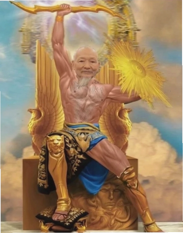 Ảnh chế Thầy Ông Nội đang kể chuyện