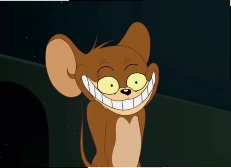 Ảnh jerry meme siêu hài hước với đôi mắt mở to đầy ngạc nhiên
