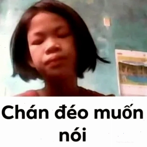 Ảnh meme chán chường không muốn nói làm dân văn phòng gật gù