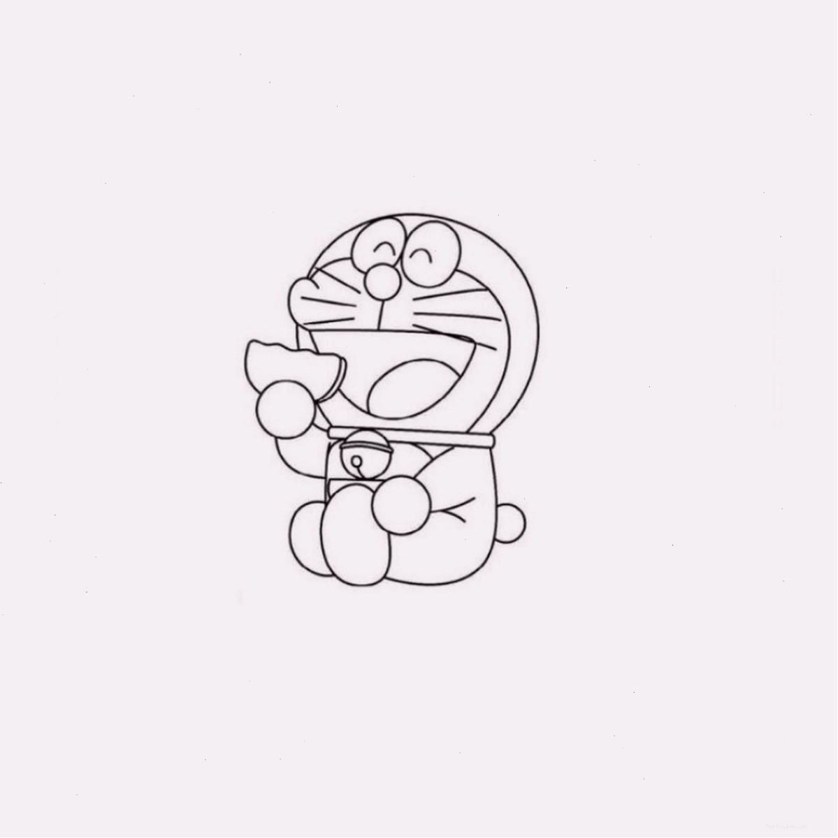 Bé tô màu Nobita và Doremon với nhiều màu sắc